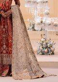 Hand Embroidered Gold Tissue fancy Dupatta: Indian Wedding Shawl