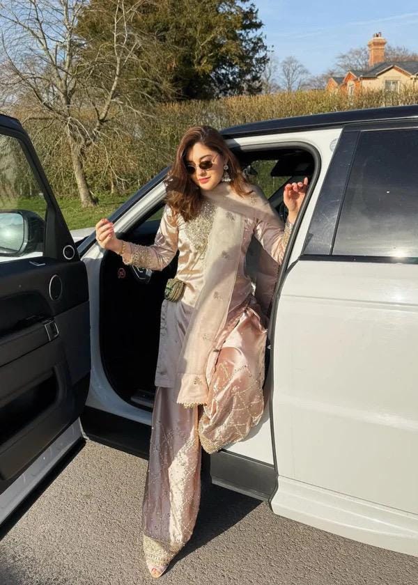 Silk Farshi Shalwar Kameez: Pakistani Wedding Mehndi Dress