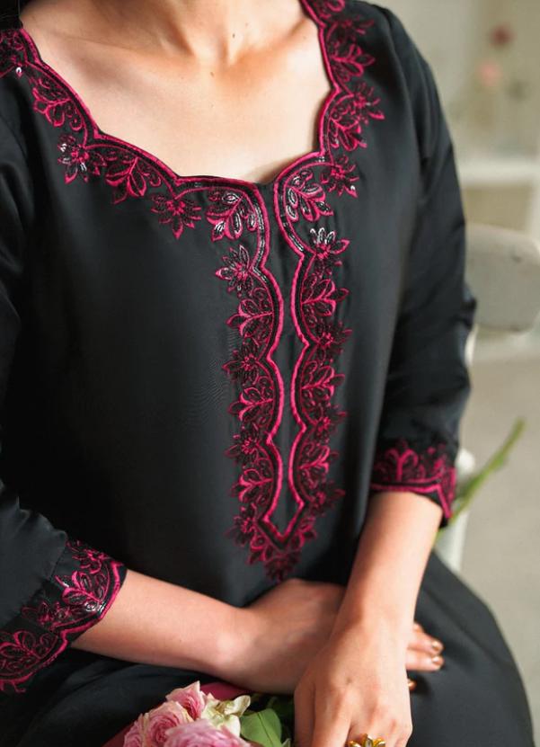 Blue Silk Sharara Suit: Indian Dress with Organza Dupatta