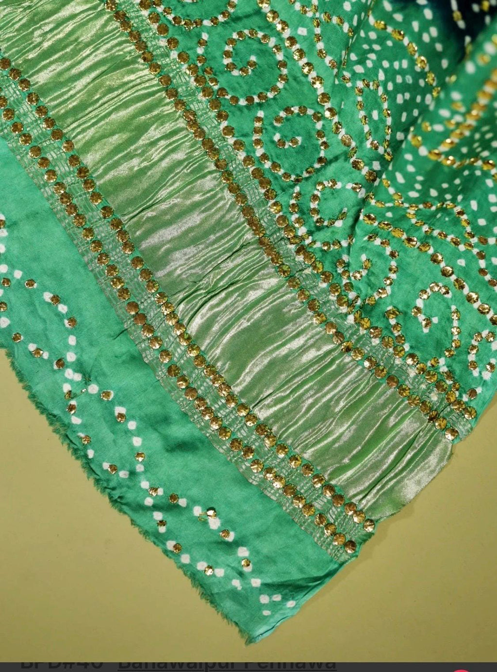 Blue Kamdani Embroidered Shawl: Indian Bridal Tilla Shawl