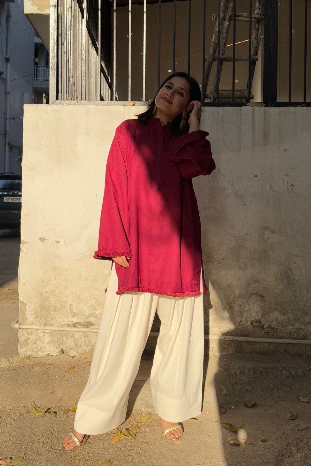 Cambric Cotton Shalwar Kameez: Custom Color Pakistani Dress