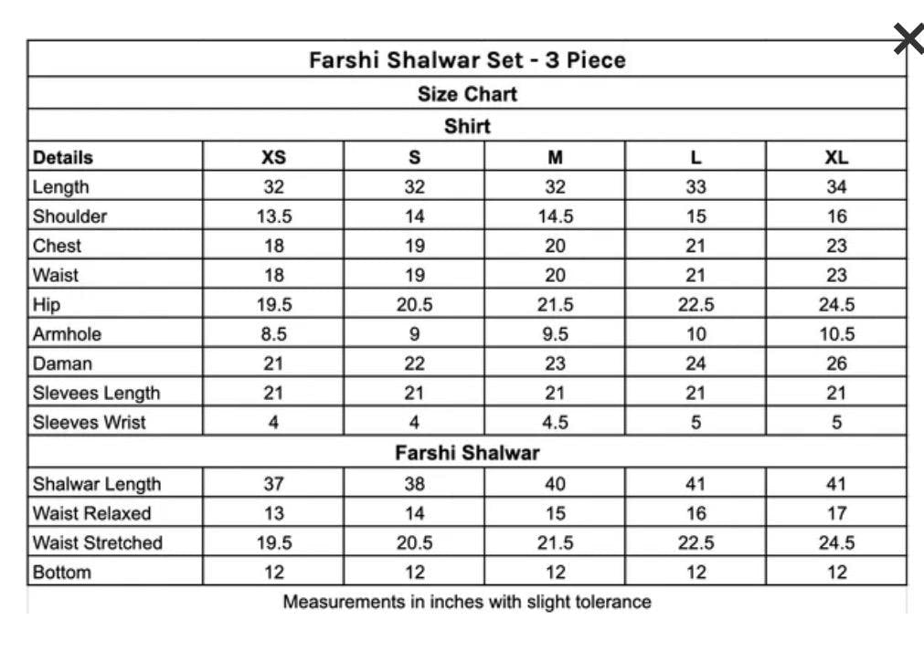 Brown Silk Farshi Shalwar Kameez, Organza Dupatta