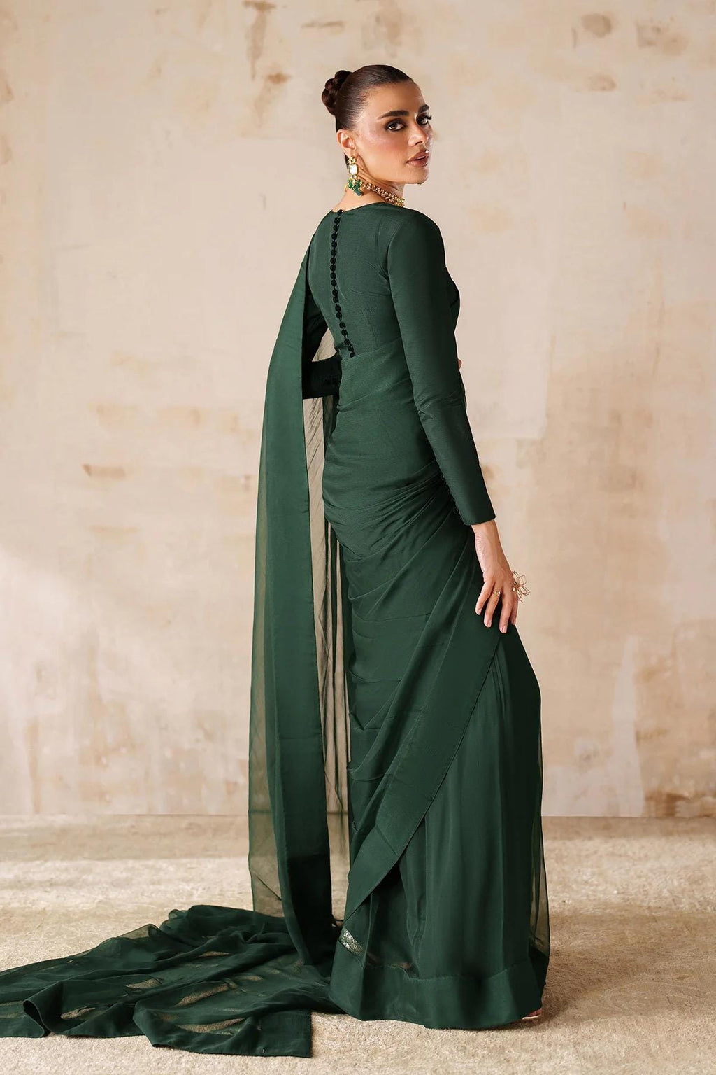 Plain Chiffon Saree, Indian Party Wear, Raw Silk Blouse