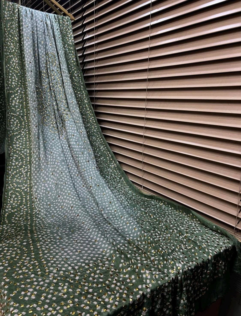 Gaji Silk Dupatta: Mukesh Work, Festive Wear