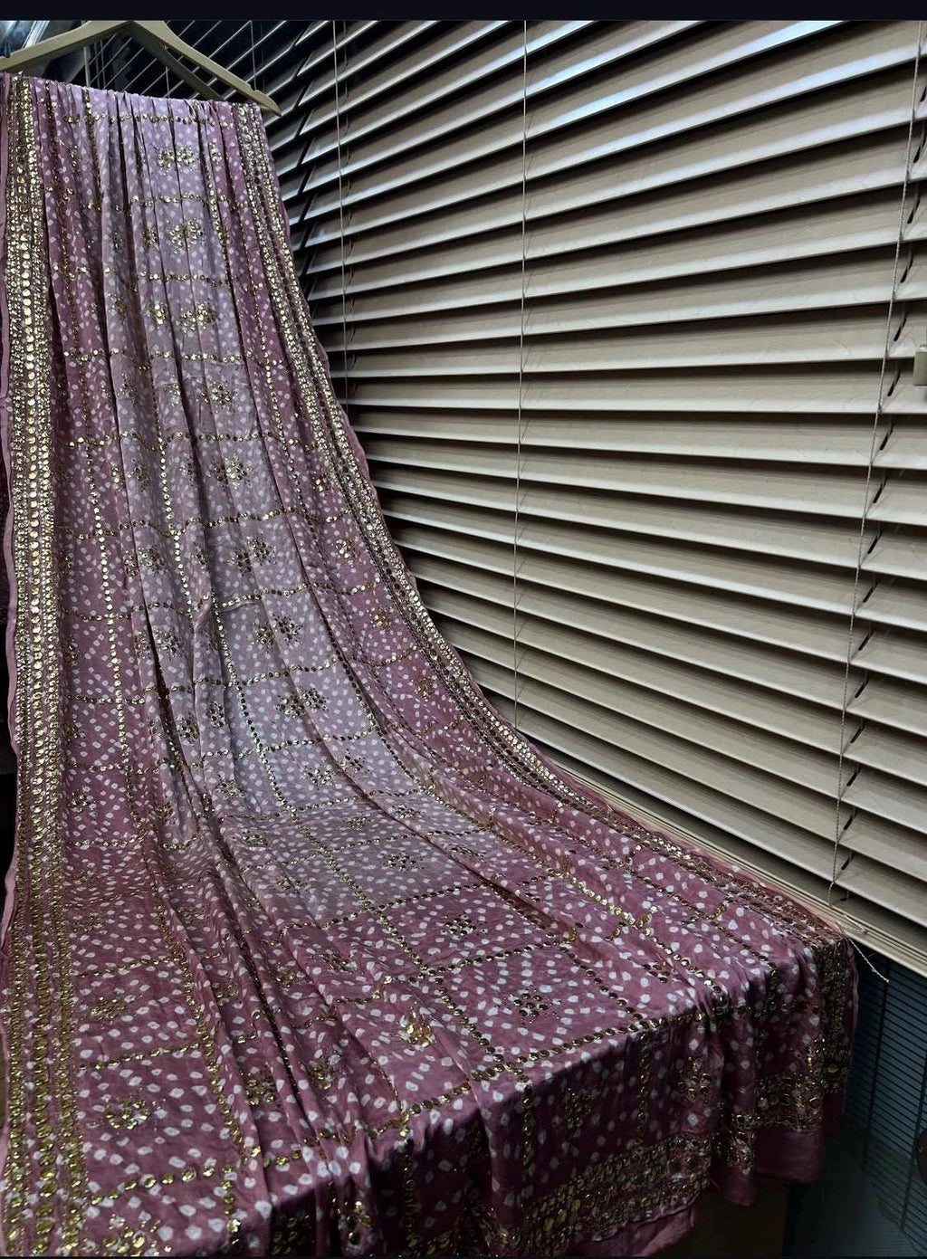 Gaji Silk Dupatta: Mukesh Work, Festive Wear