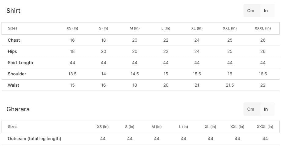 Blue Chiffon Gharara Dress, Indian Wedding Outfit, Zari Embroidery