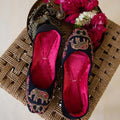 Handmade Embroidered Leather Jutti | Pakistani Khussa Flats