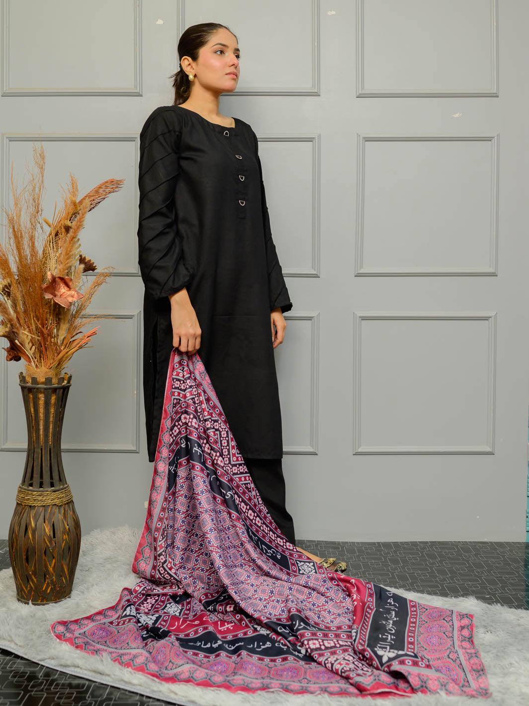 Sindhi ajrak traditonal lawn Dupatta | Urdu poem Shawl | Elegant Modest Wrap | Spiritual Fashion