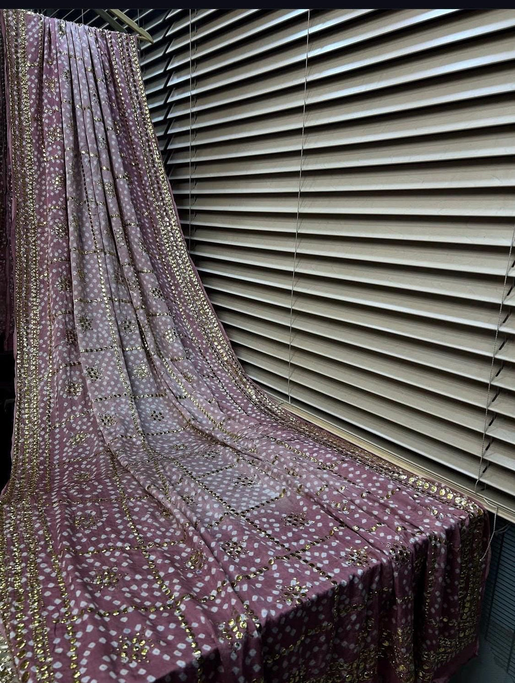 Gaji Silk Dupatta: Mukesh Work, Festive Wear