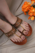 Embroidered Khussa Flats | Handmade Pakistani Wedding Jutti